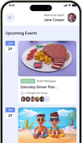 Eventify App Mockup